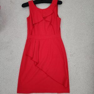 BCBGMaxAzria Siri Ruffle Asymmentric Dress